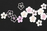 春咲き梅柄刺繍の半衿