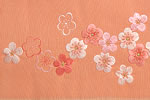 春咲き梅柄刺繍の半衿