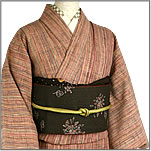 オシャレ綿着物5点セット【Aセット】