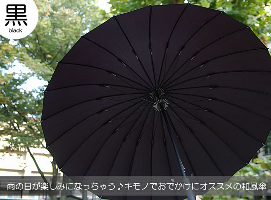雨の日お出かけ用和傘(24本骨)