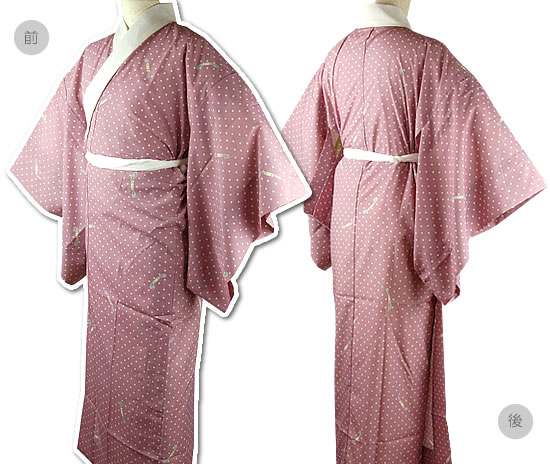 刺繍糸と水玉柄長襦袢